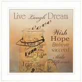 Set Of Two Music 1 White Framed Print Wall Art